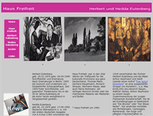Tablet Screenshot of haus-freiheit.de